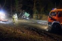 Container LKW umgestuerzt Koeln Brueck Bruecker- Dellbruecker Mauspfad P309